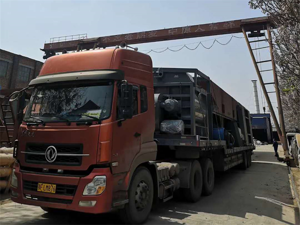 中原機器自制主機JS2000,HZS120站發(fā)往山東