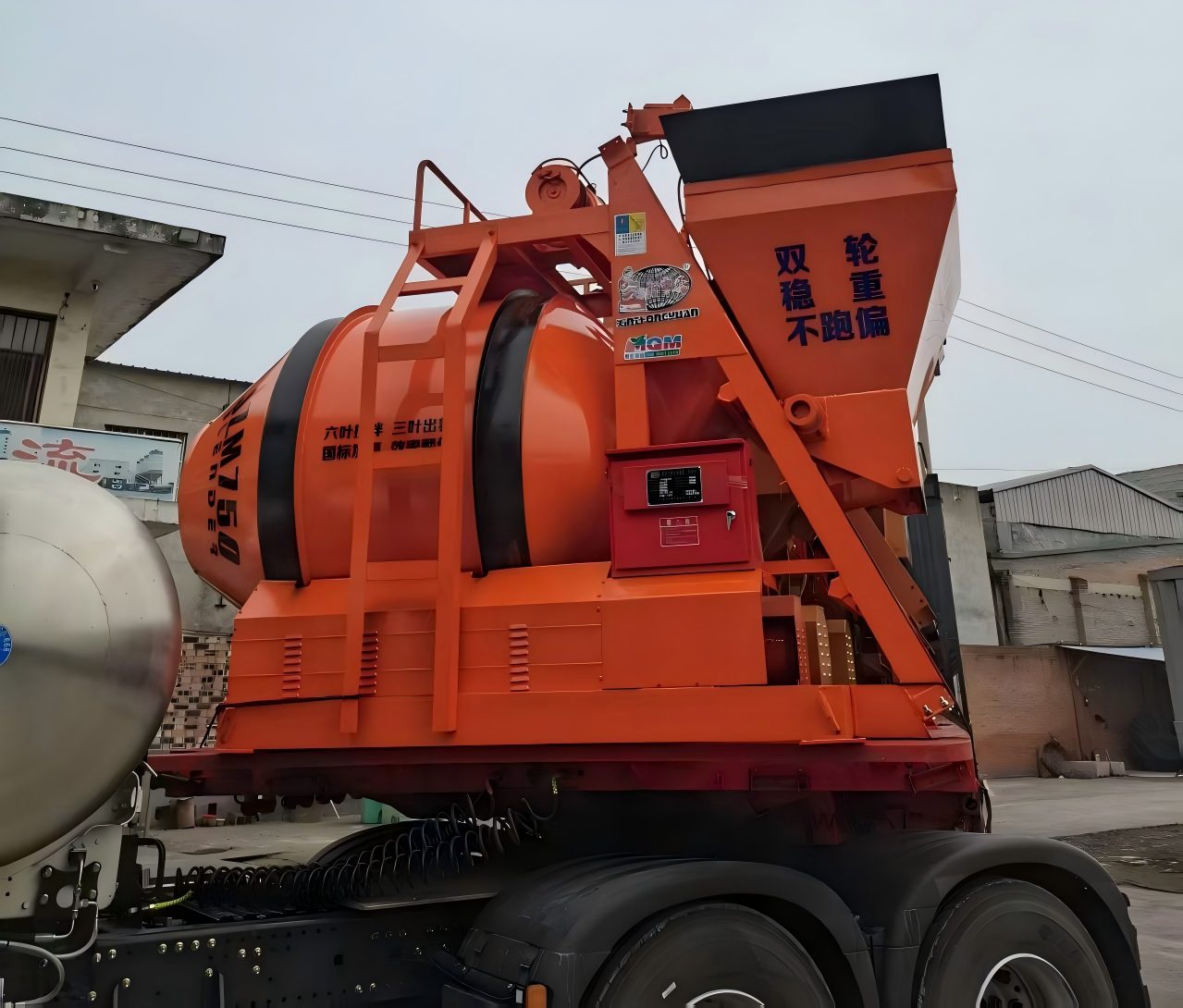 JZM750攪拌機(jī)發(fā)往甘肅